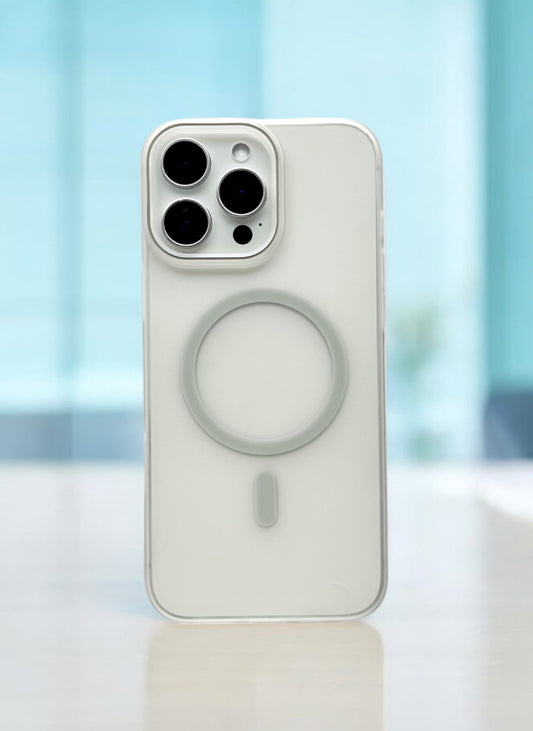 Silver Ring Clear Case with Anti Yellow Protection