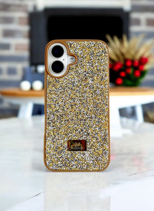 Brown Crystal Glitter Bae Phone Case