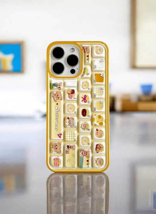 Yellow Kawaii Keypop Phone Case