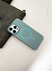 Morning Mist Solid Silicone Case for iPhone 15 Pro