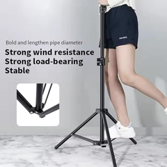 Portable 7ft Long Tripod Stand With Adjustable Mobile Holder by Buzz Street™