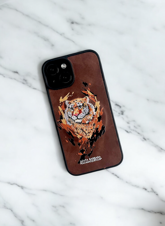 Santa Barbara Brown Phone Case for iPhone 15