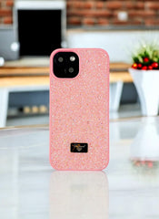 Pink Crystal Glitter Bae Case for iPhone 15