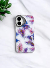 Pink and Purple Floral Case for iPhone 16 Plus