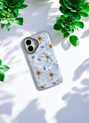 Daisy Dream Blue Floral Case for iPhone 16