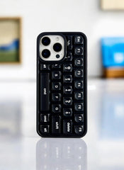 Black Kawaii Keypop Case for iPhone 16 Pro Max