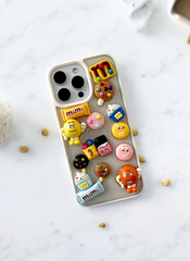 White ChocoMania M&M Candy Phone Case