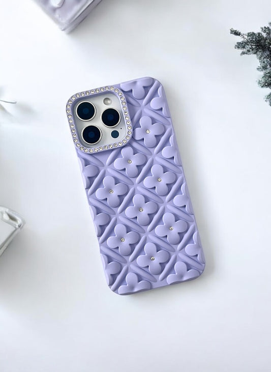 Lavender Blossom 3D Case for iPhone 14 Pro Max