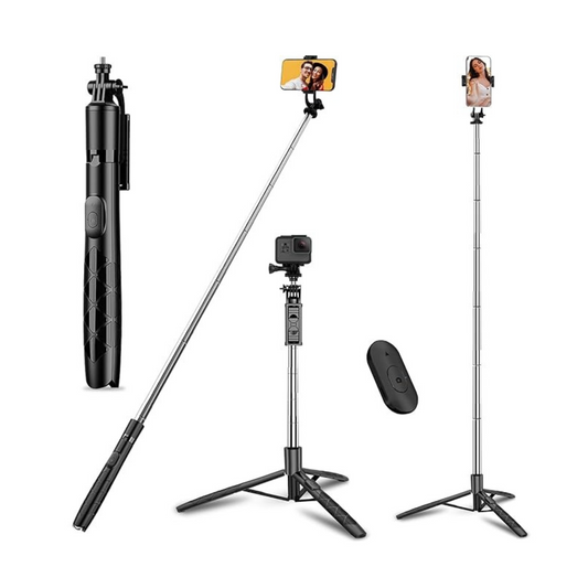 Q05 Bluetooth Selfie Stick Foldable Multi-Functional Tripod