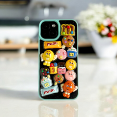 ChocoMania M&M Candy Crush Cyan Case