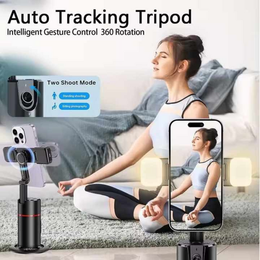 P02 360° AI Auto Face Tracking Tripod Gimbal by Buzz Street™