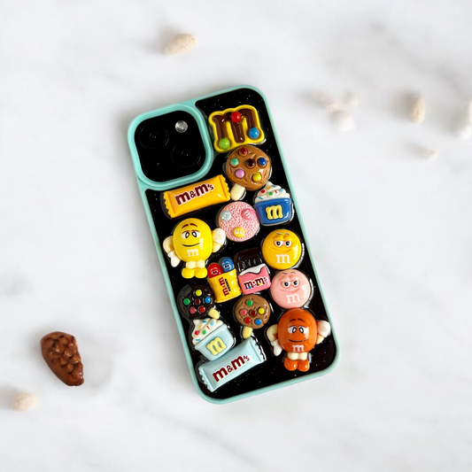 ChocoMania M&M Candy Crush Cyan Case