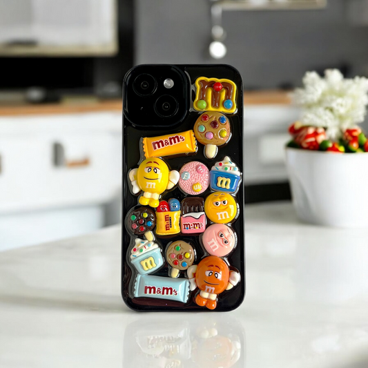 ChocoMania M&M Candy Crush Black Case