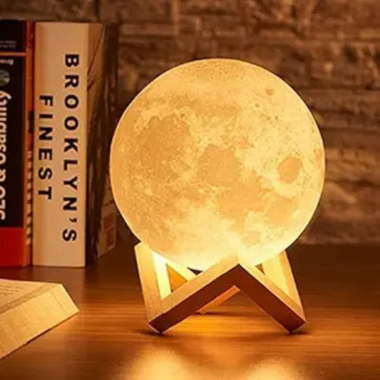 3D Art Moon Night Light Lamp by Buzz Street™