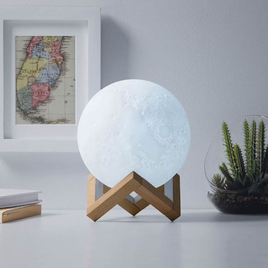 3D Art Moon Night Light Lamp by Buzz Street™