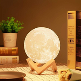 3D Art Moon Night Light Lamp by Buzz Street™