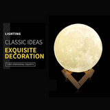 3D Art Moon Night Light Lamp by Buzz Street™