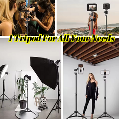 Portable 7ft Long Tripod Stand With Adjustable Mobile Holder by Buzz Street™