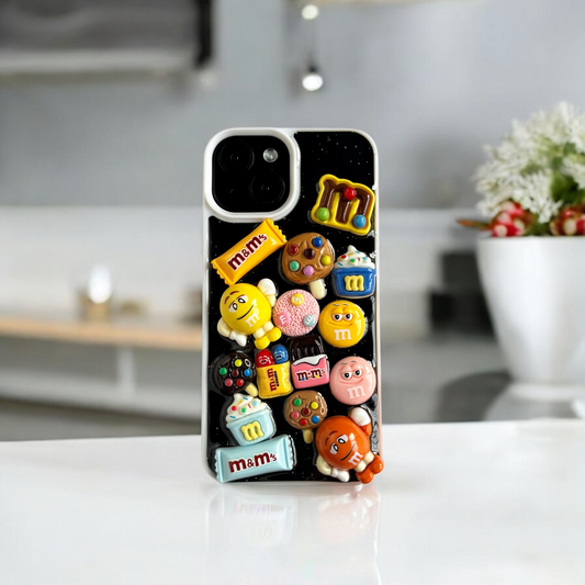 ChocoMania M&M Candy Crush White Case