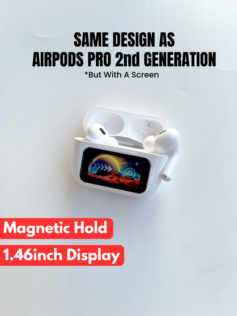 The Ultimate Combo- Display AirBuds With Ultra Smartwatch