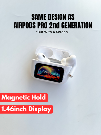 The Ultimate Combo- Display AirBuds With Ultra Smartwatch