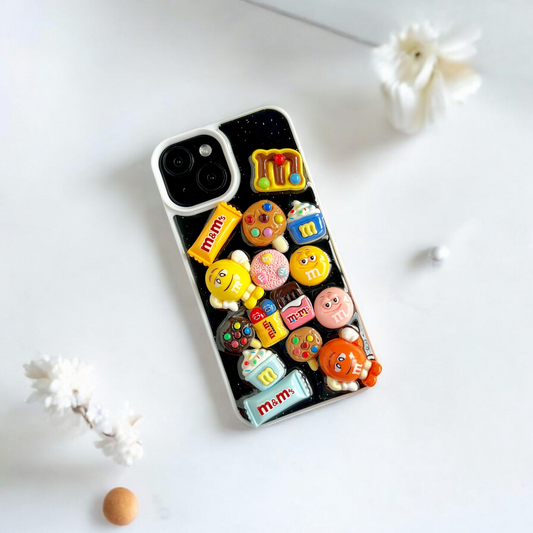 ChocoMania M&M Candy Crush White Case