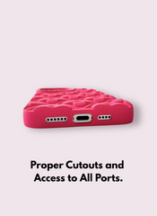 Hot Pink 3D Case for iPhone 16 Pro Max