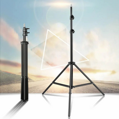 Portable 7ft Long Tripod Stand With Adjustable Mobile Holder by