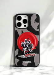 Santa Barbara Black Grey Camo Case for iPhone 15 Pro