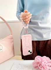 Sweetheart Love Ribbon Case with Charm for iPhone 15 Pro Max