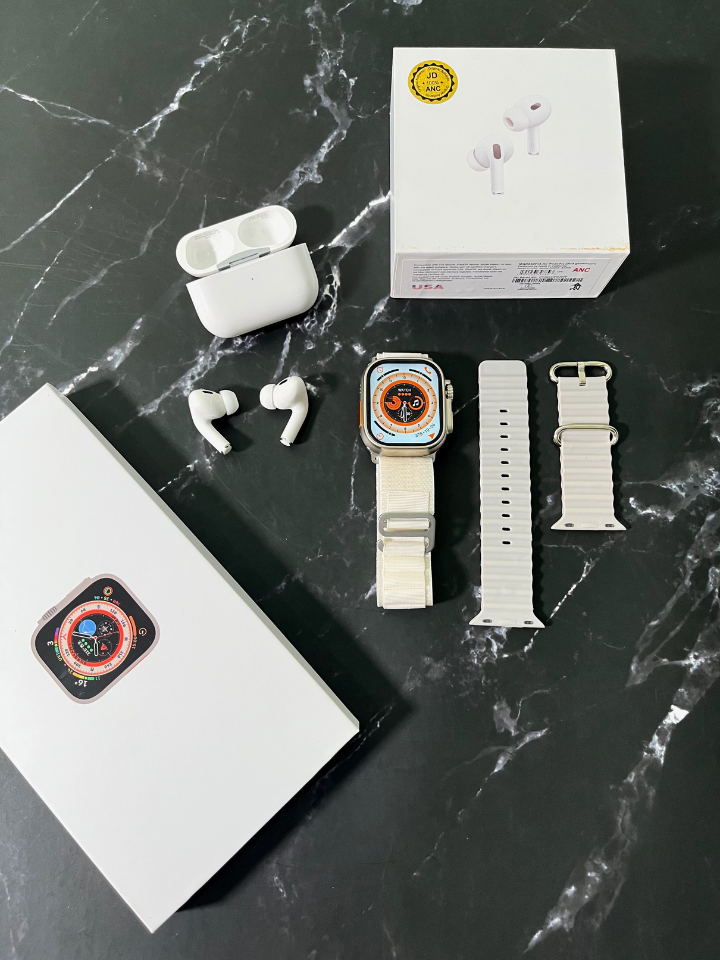 Ultra Smartwatch + Airpods Pro 2- Smart Saver Combo