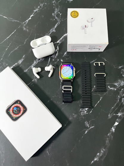 Ultra Smartwatch + Airpods Pro 2- Smart Saver Combo