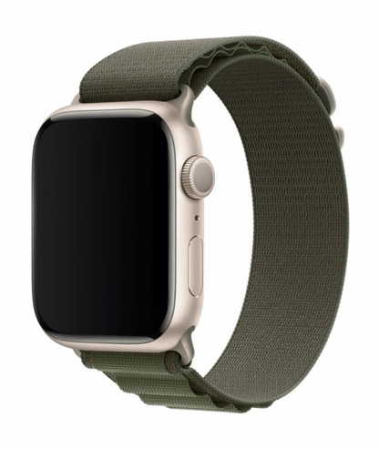 Alpine Loop Band For Apple Watch Series ULTRA/9/8/7/6/5/4 SE- GREEN