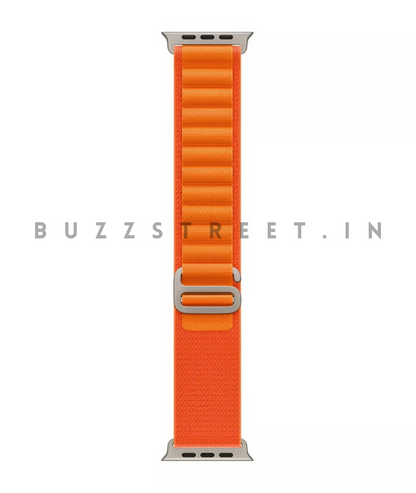 Alpine Loop Band For Apple Watch Series ULTRA/9/8/7/6/5/4 SE- ORANGE