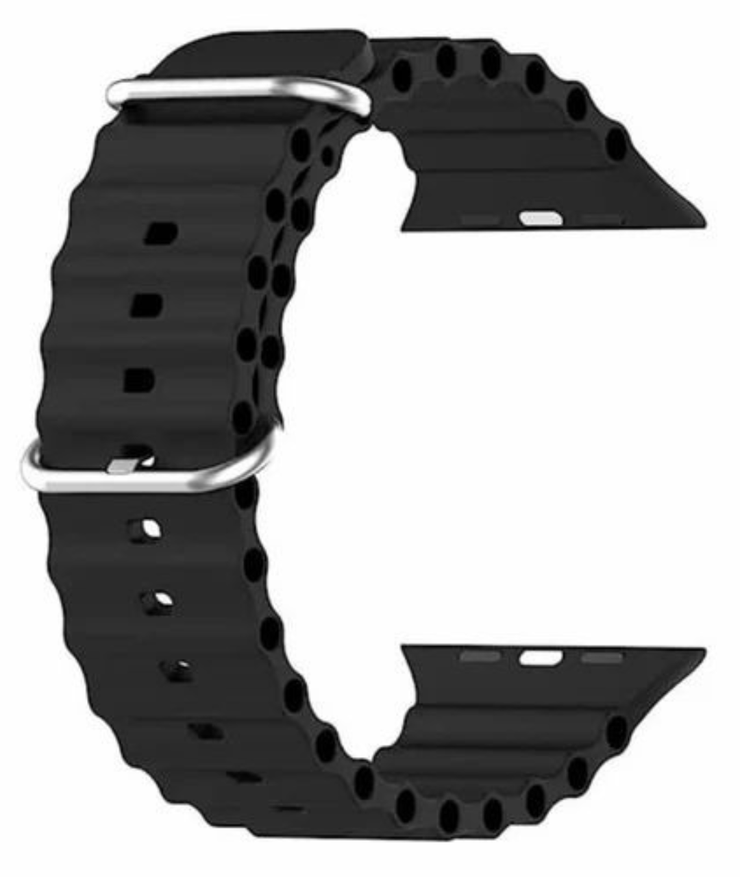 Ocean Band For Apple Watch Series ULTRA/9/8/7/6/5/4 SE- BLACK