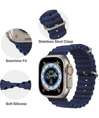 Ocean Band For Apple Watch Series ULTRA/9/8/7/6/5/4 SE- BLUE