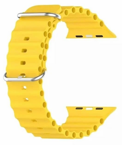 Ocean Band For Apple Watch Series ULTRA/9/8/7/6/5/4 SE- YELLOW