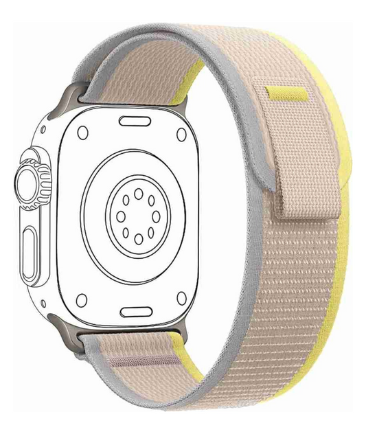 Trail Loop Band For Apple Watch Series ULTRA/9/8/7/6/5/4 SE- YELLOW BEIGE