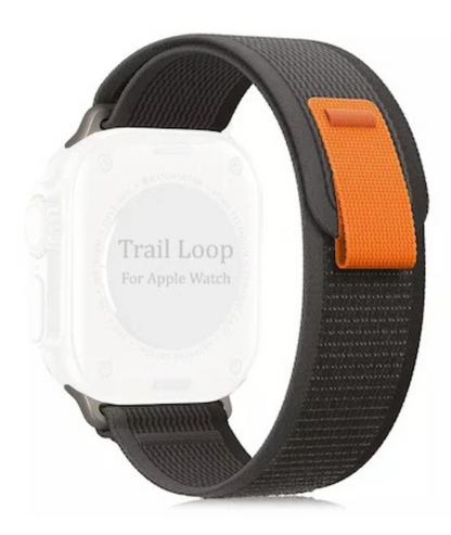 Trail Loop Band For Apple Watch Series ULTRA/9/8/7/6/5/4 SE- GREY/BLACK