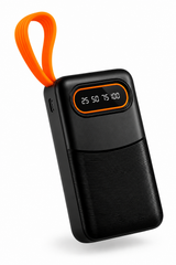 Buzz Street Capsule — 10,000 mAh Powerbank | 20W Fast Charging | Built-in Lightning + Type-C Cables