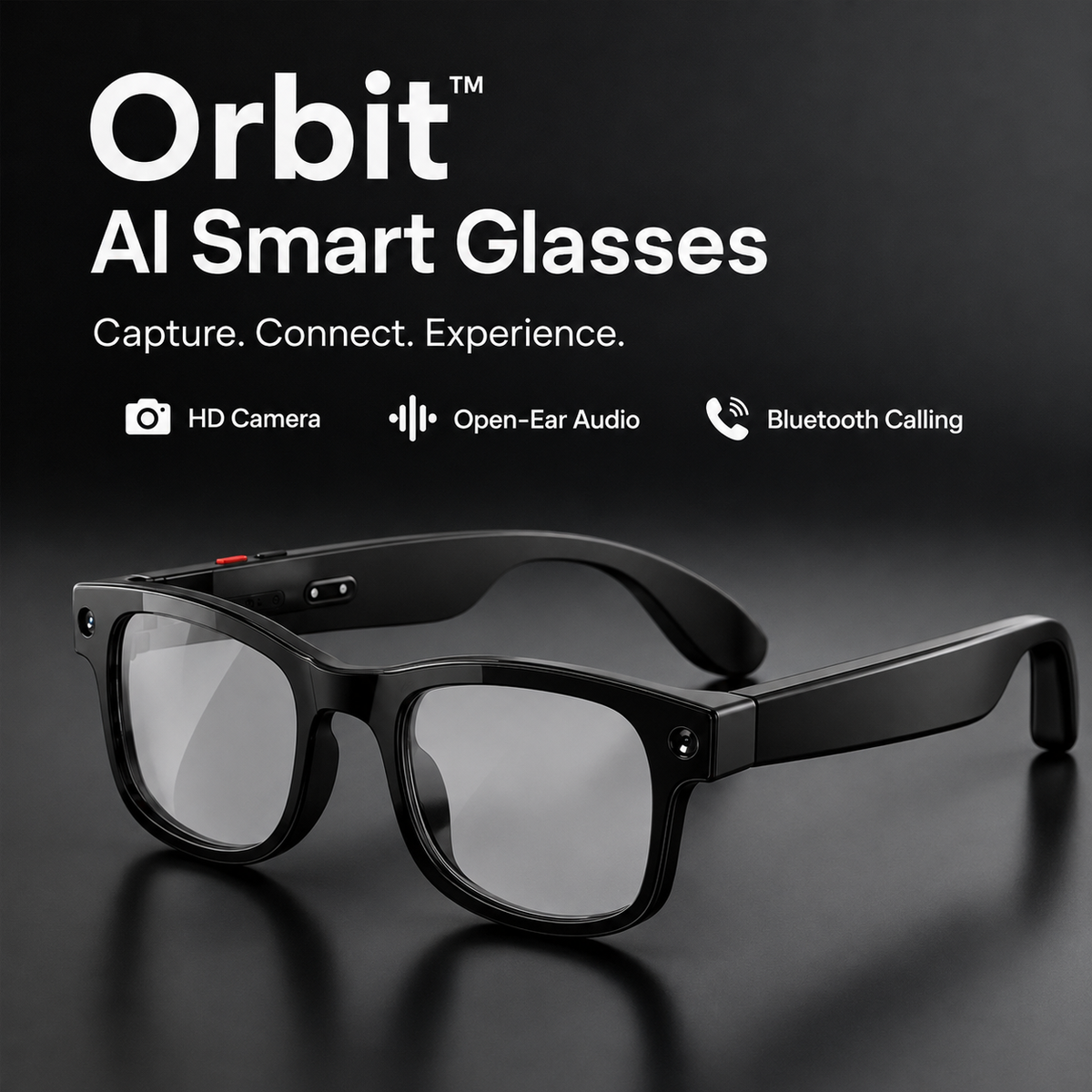 Orbit Pro Smart Glasses | AI Powered Glasses with HD Camera