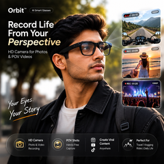 Orbit Pro Smart Glasses | AI Powered Glasses with HD Camera
