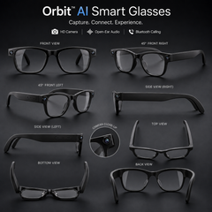 Orbit Pro Smart Glasses | AI Powered Glasses with HD Camera
