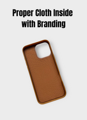 Nimmy Brown Bull Dog Embroidery Case for iPhone 16 Pro Max