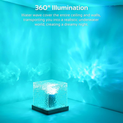 Dynamic Ocean Wave Projector Night Light with Remote