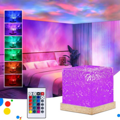 Dynamic Ocean Wave Projector Night Light with Remote