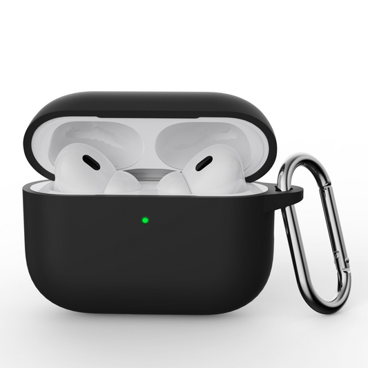 Silicone Case (Black) For Airpods Pro 3