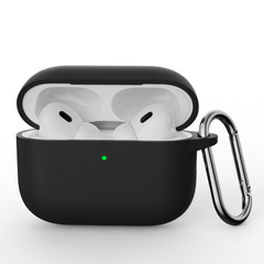 Silicone Case (Black) For Airpods Pro 3
