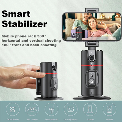 P02 AI Tracker 360° Auto Face Tracking Smart Rotation Selfie Gimbal Stabilizer Tripod