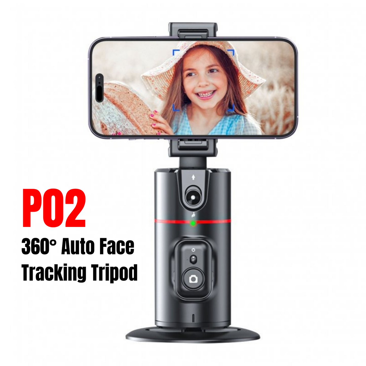 P02 AI Tracker 360° Auto Face Tracking Smart Rotation Selfie Gimbal Stabilizer Tripod